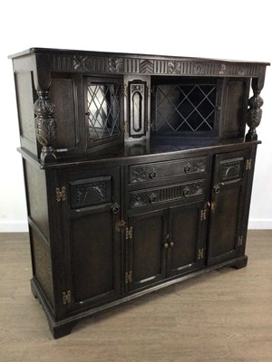 Lot 408 - ERCOL DARK OAK DINING SUITE