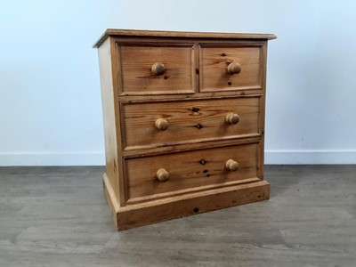 Lot 608 - TWO MODERN PINE CHESTS OF DRAWERS