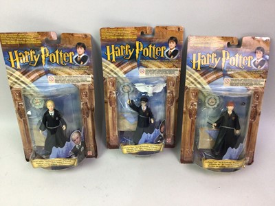 Lot 664 - NINE MATTEL HARRY POTTER FIGURES AND OTHERS