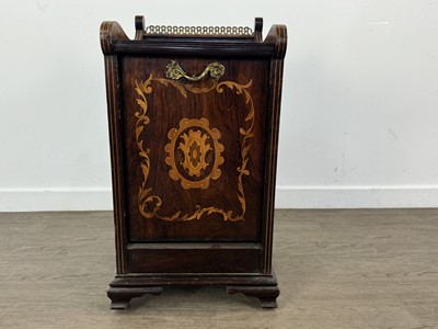 Lot 1319 - VICTORIAN INLAID ROSEWOOD PARDONIUM