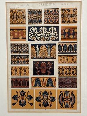 Lot 740 - THREE PLATES FROM OWEN JONES' GRAMMAR OF ORNAMENT