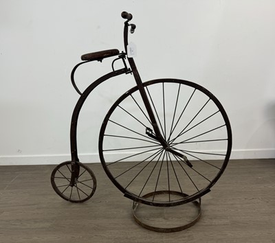 Lot 77 - MODEL OF A CHILD'S PENNY FARTHING BICYCLE