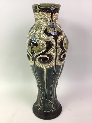 Lot 681 - ROYAL DOULTON LAMBETH STONEWARE VASE