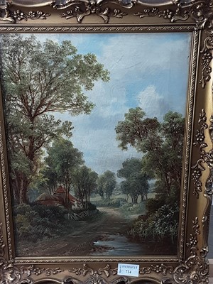 Lot 724 - 19TH CENTURY OIL