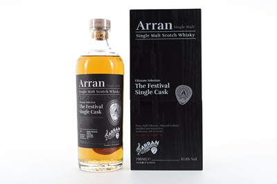 Lot 216 - ARRAN 1996 24 YEAR OLD FESTIVAL SINGLE CASK #48 MALT & MUSIC FESTIVAL 2020