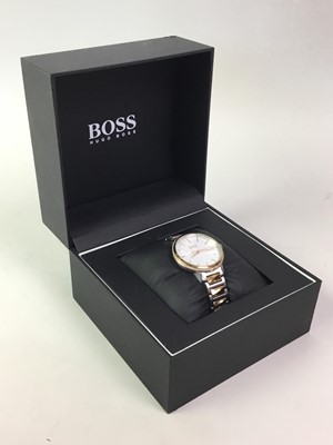 Lot 640 - HUGO BOSS LADY'S WRIST WATCH