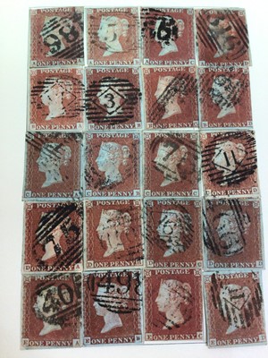 Lot 708 - ALBUM OF VICTORIAN PENNY RED STAMPS