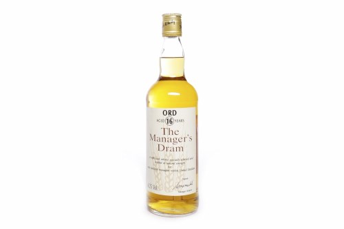 Lot 1003 - ORD 'THE MANAGER'S DRAM' AGED 16 YEARS Active....