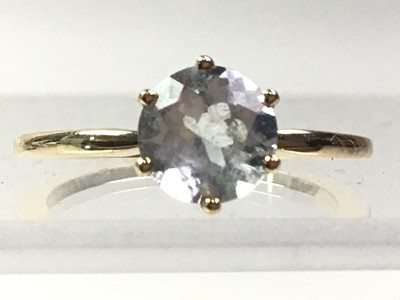 Lot 35 - NINE CARAT GOLD RING