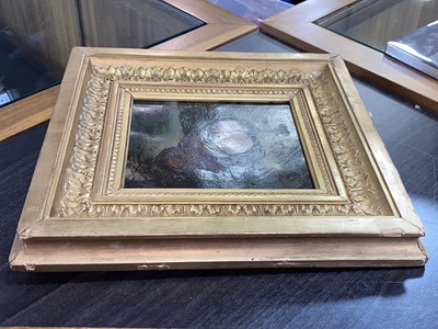 Lot 4 - BRITISH SCHOOL, PORTRAIT OF A MAN DEFECATING