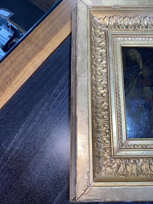 Lot 4 - BRITISH SCHOOL, PORTRAIT OF A MAN DEFECATING