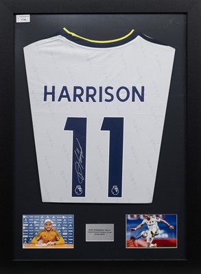 Lot 1720 - JACK HARRISON OF LEEDS UNITED F.C, SIGNED SHIRT