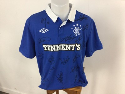 Lot 1724 - RANGER F.C., SIGNED SHIRT