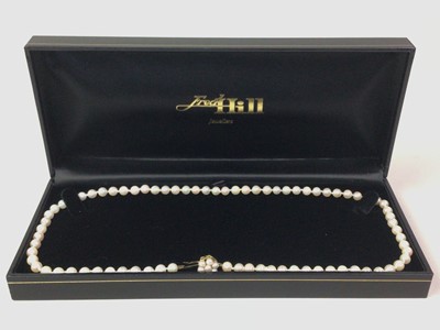 Lot 19 - PEARL NECKLACE