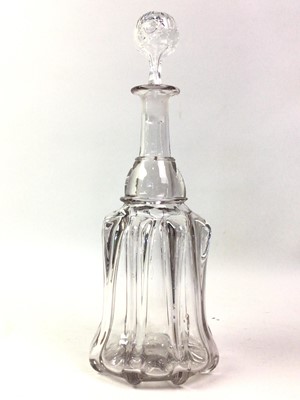 Lot 77 - GROUP OF GLASS DECANTERS