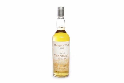 Lot 1012 - TEANINICH 'THE MANAGER'S DRAM' AGED 17 YEARS...