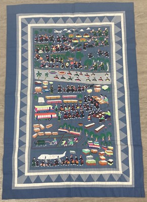 Lot 1181 - HMONG STORY CLOTH TAPESTRY