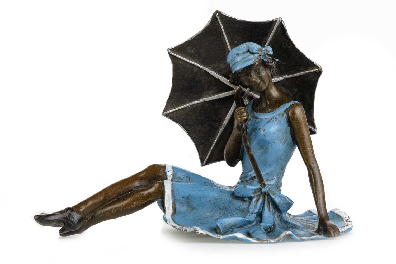 Lot 1351 - FRANZ XAVER BERGMANN (AUSTRIAN, 1861-1936), COLD PAINTED EROTIC BRONZE