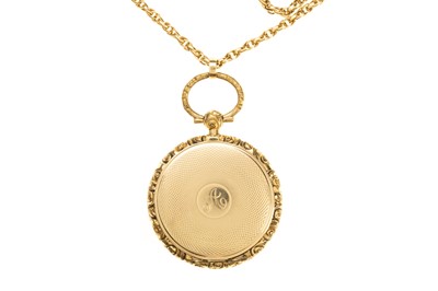 Lot 594 - LOCKET ON CHAIN