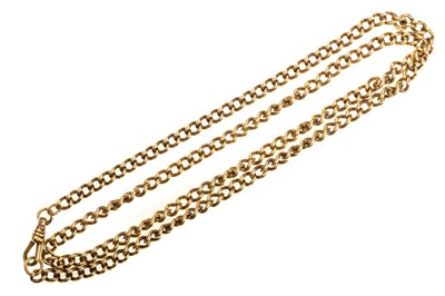 Lot 595 - GOLD NECKLACE