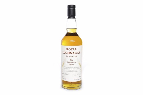 Lot 1016 - ROYAL LOCHNAGAR 'THE MANAGER'S DRAM' 10 YEARS...