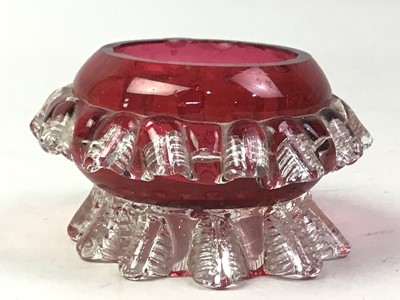 Lot 134 - COLLECTION OF CRANBERRY GLASS WARE
