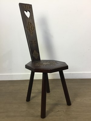 Lot 144 - VICTORIAN SPINNING CHAIR