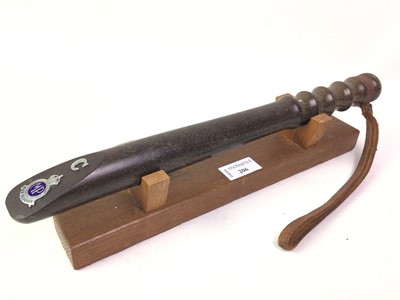 Lot 206 - WOODEN TRUNCHEON