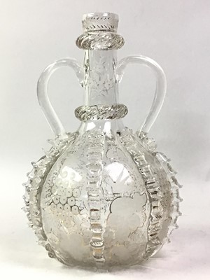 Lot 213 - CONTINENTAL GLASS FLASK