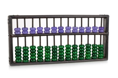 Lot 1190 - CHINESE ZITAN ABACUS