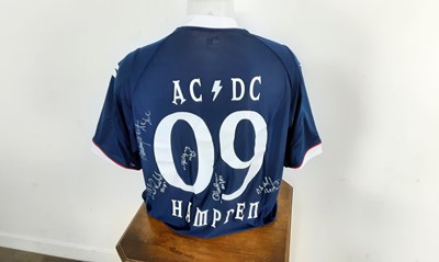 Lot 1732 - AC/DC SIGNED SCOTLAND SHIRT