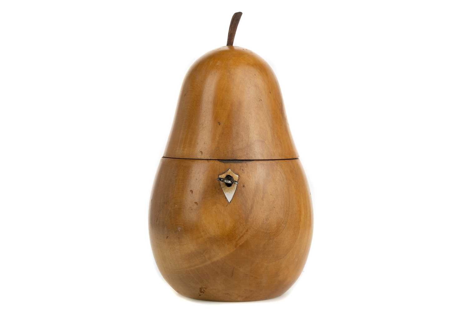 Lot 1356 - FRUITWOOD TEA CADDY