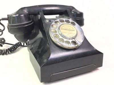 Lot 218 - G.P.O. BAKELITE TELEPHONE