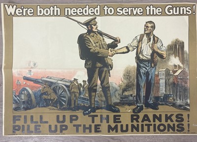 Lot 1 - WWI PARLIAMENTARY RECRUITING POSTER NO85C