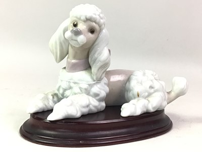 Lot 243 - LLADRO FIGURE OF A POODLE