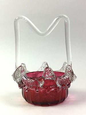 Lot 252 - COLLECTION OF CRANBERRY GLASS