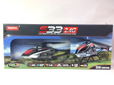 Lot 271 - SYMA S33 REMOTE CONTROL HELICOPTER