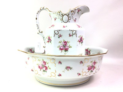 Lot 273 - WASH BASIN AND EWER