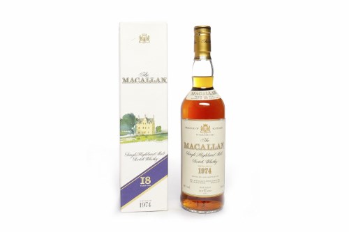 Lot 1043 - MACALLAN 1974 AGED 18 YEARS Active....