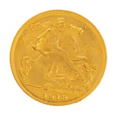 Lot 94 - GEORGE V GOLD HALF SOVEREIGN