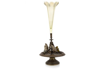 Lot 1367 - AUSTRIAN COLD PAINTED BRONZE CENTREPIECE