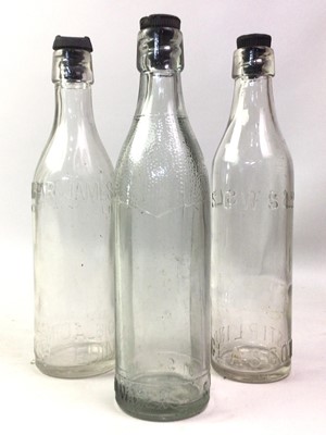 Lot 358 - COLLECTION OF VINTAGE GLASS AERATED WATER BOTTLES