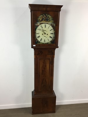 Lot 194 - SCOTTISH MAHOGANY LONGCASE CLOCK