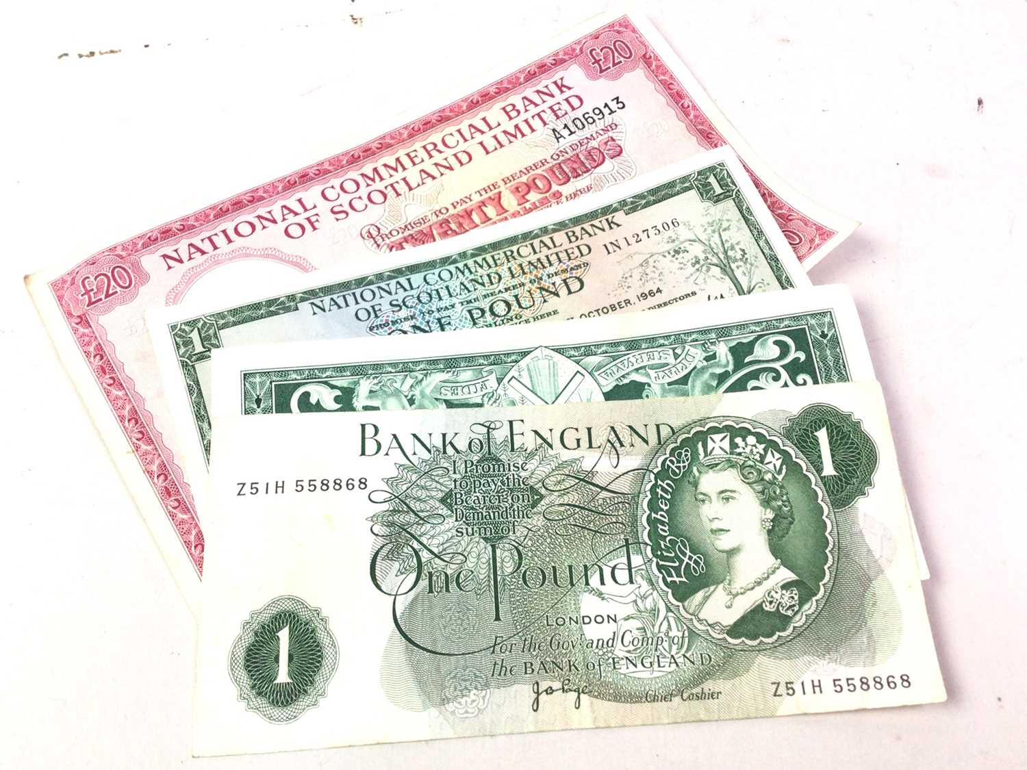 Lot 368 - GROUP OF BANKNOTES,