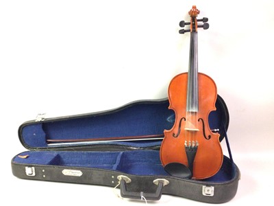 Lot 293 - TWO CHINESE VIOLINS