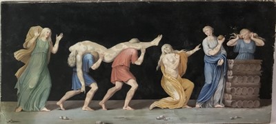 Lot 415 - VICTORIAN PAINTING ON PAPER