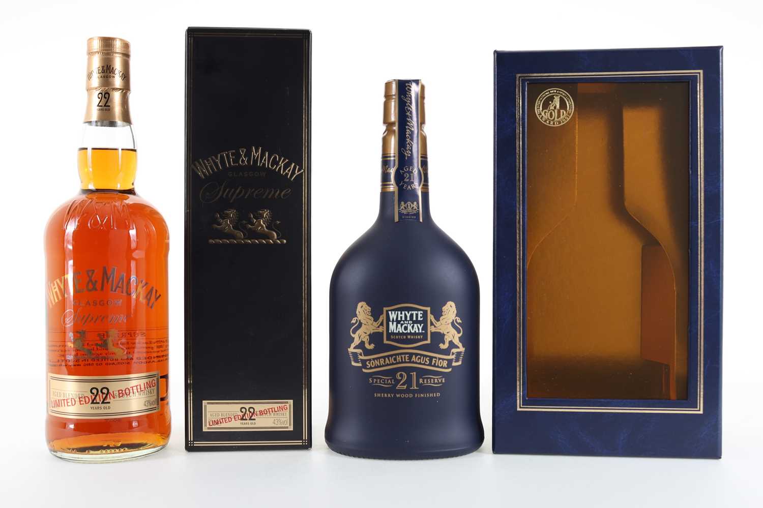 Lot 231 - WHYTE & MACKAY 22 YEAR OLD SUPREME AND 21 YEAR OLD SPECIAL RESERVE