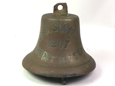 Lot 447 - BRASS SHIPS BELL