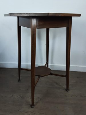 Lot 452 - EDWARDIAN MAHOGANY OCTAGONAL OCCASIONAL TABLE