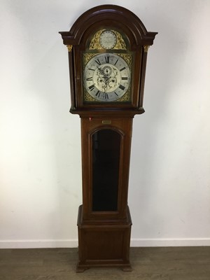 Lot 1036 - MAHOGANY LONGCASE CLOCK